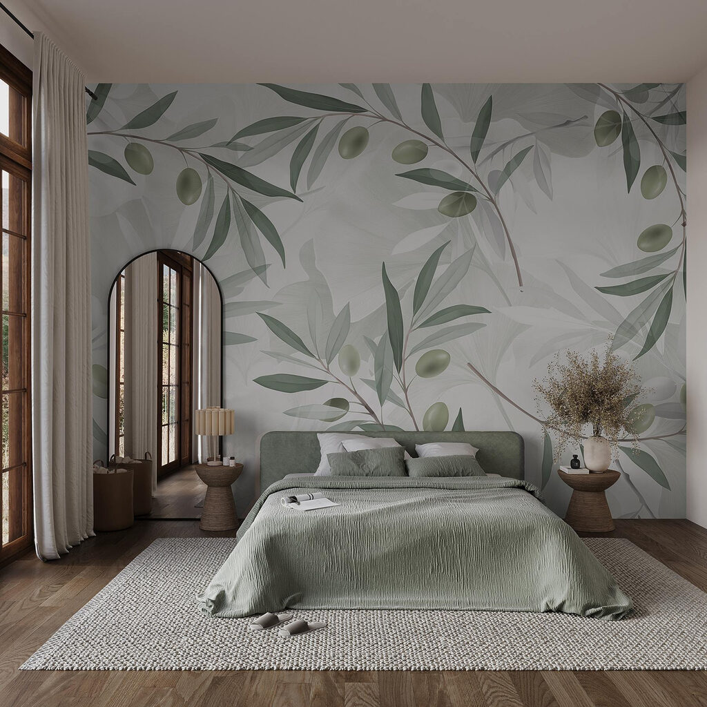 Delicate greenery on a soft backdrop