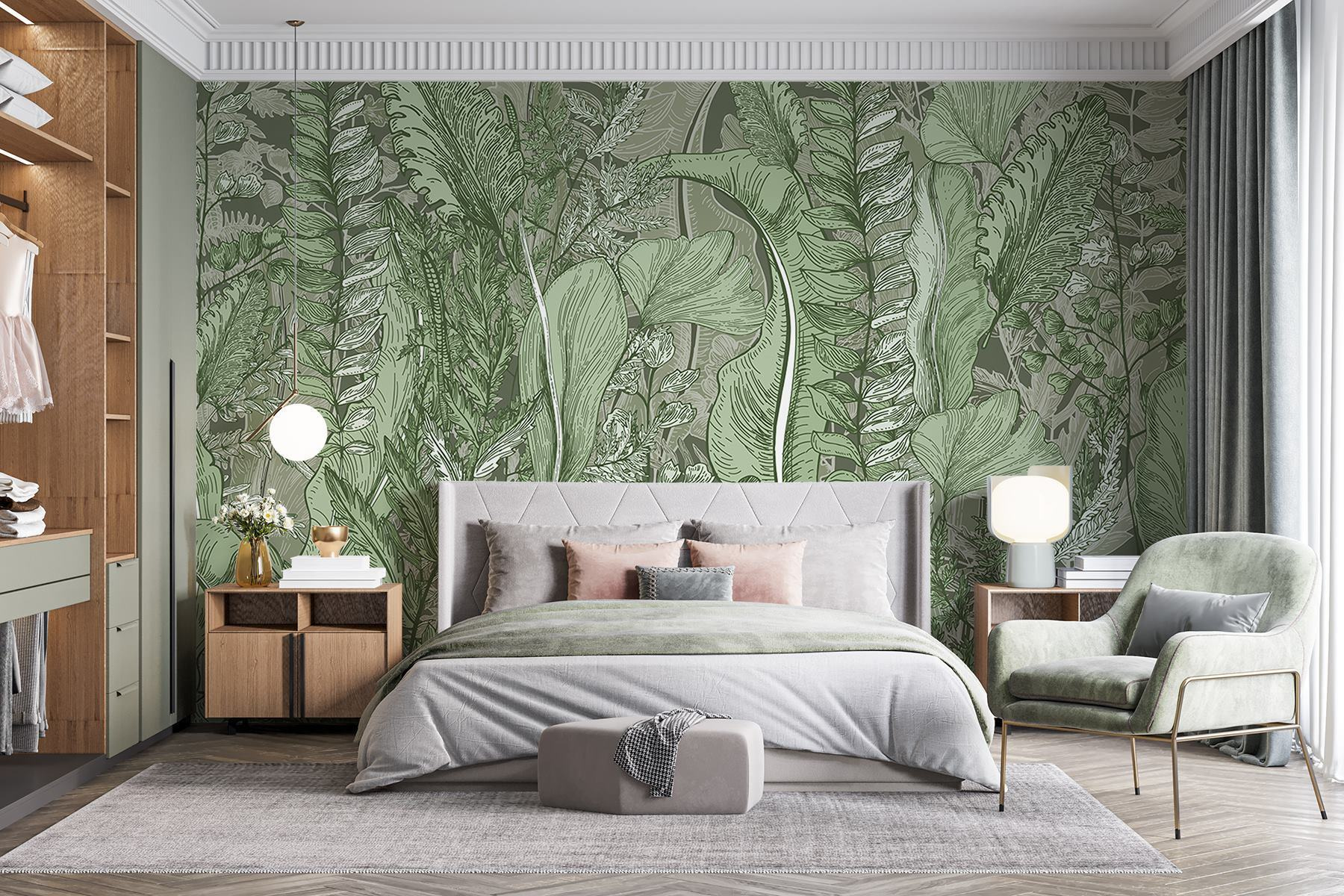 Nature's harmony in leafy patterns