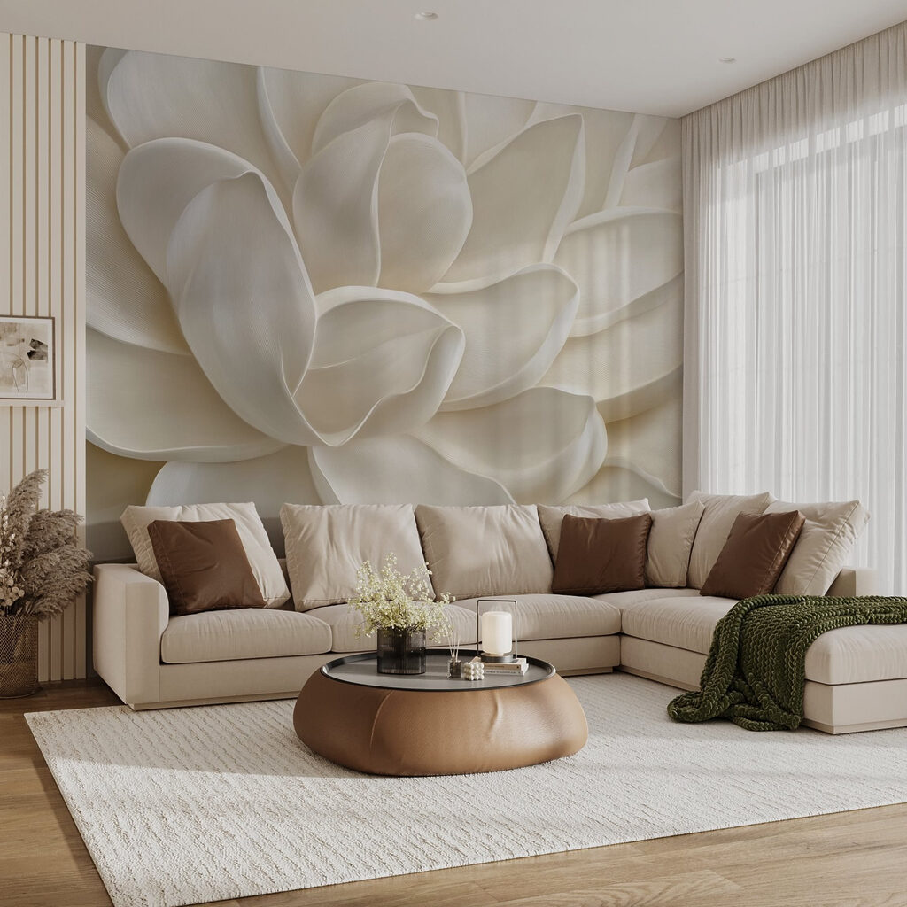 Soft petals in gentle layers