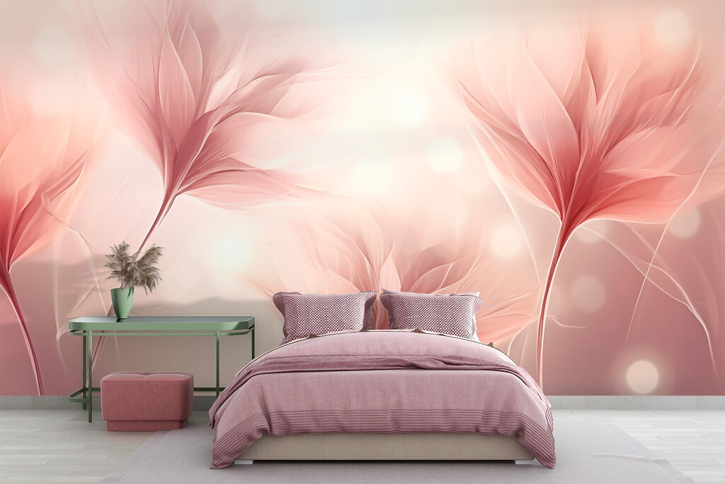 Delicate petals in soft hues