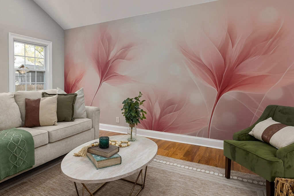 Delicate petals in soft hues