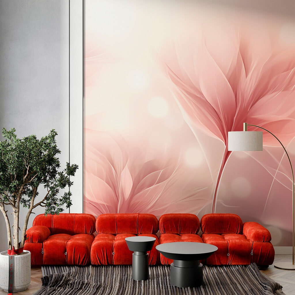 Delicate petals in soft hues