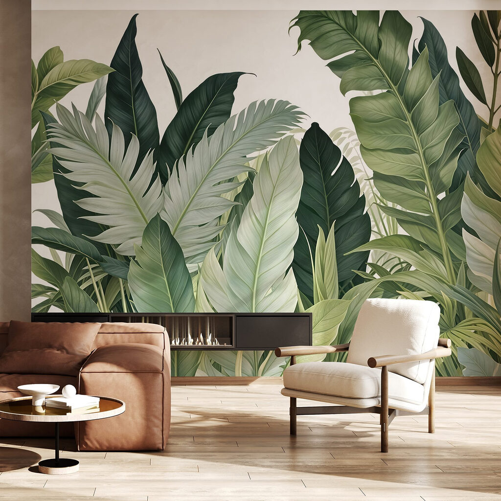 Group of green leaves