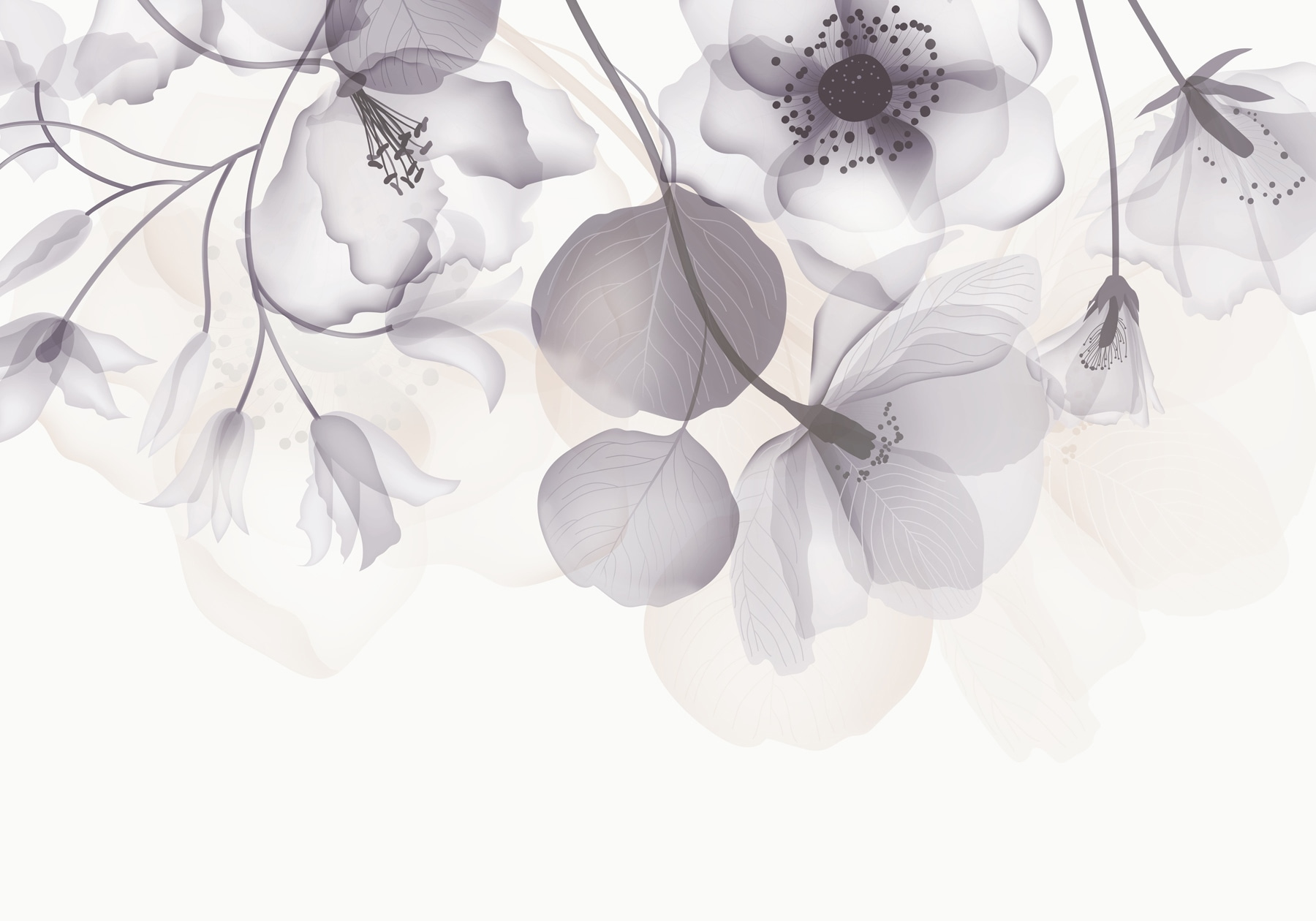 Delicate floral arrangement in soft tones