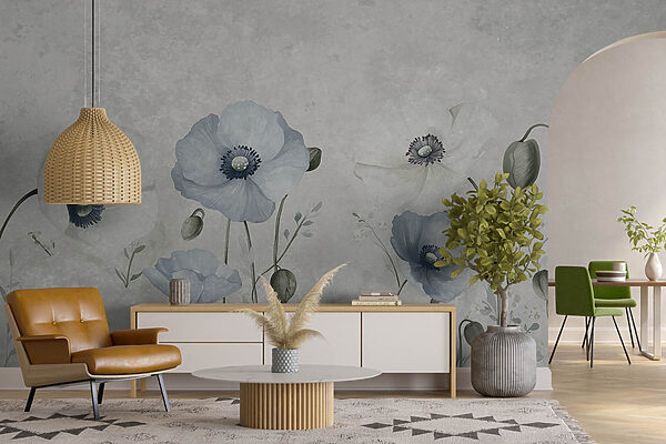 Ταπετσαρίες Λεπτά πέταλα λικνίζονται στο απαλό αεράκι