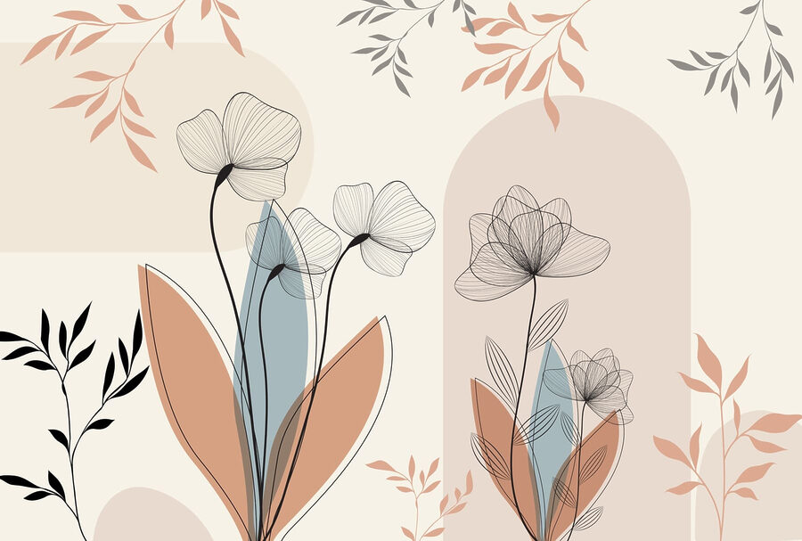 Floral κομψότητα σε απαλές αποχρώσεις