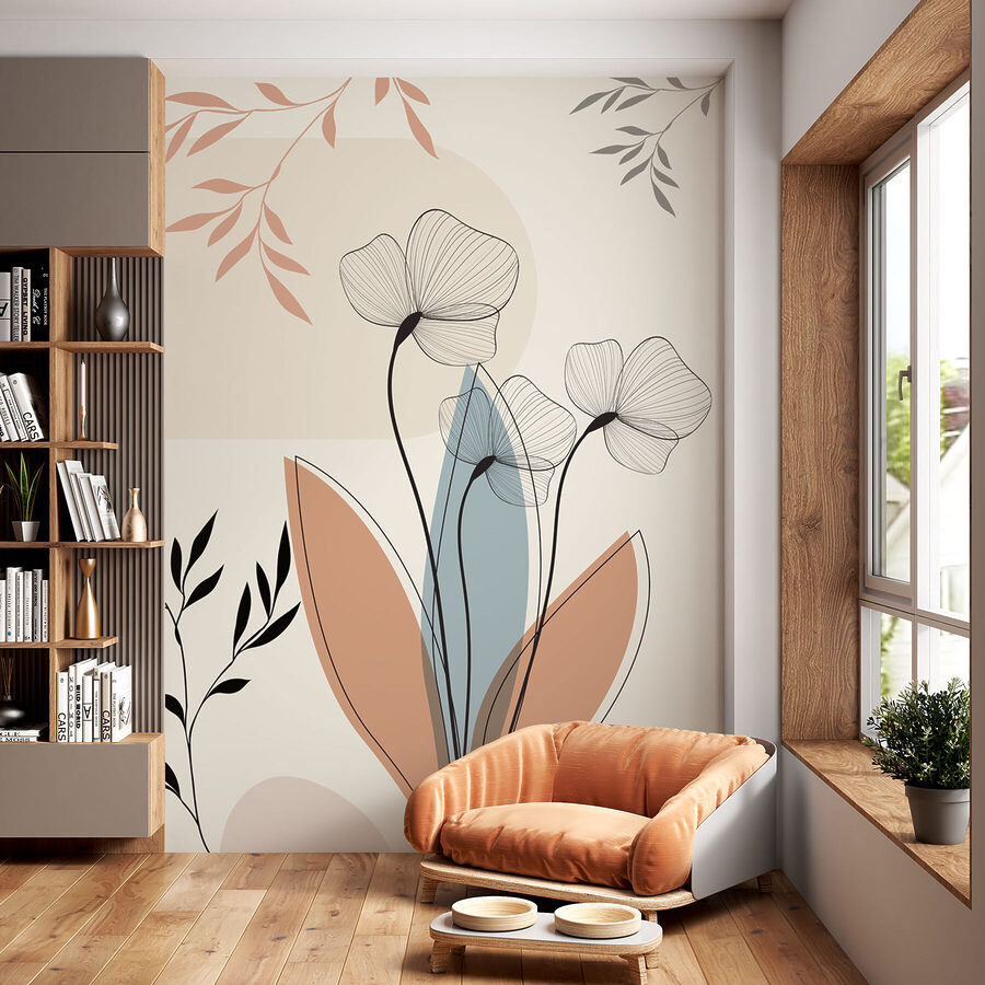 Floral κομψότητα σε απαλές αποχρώσεις