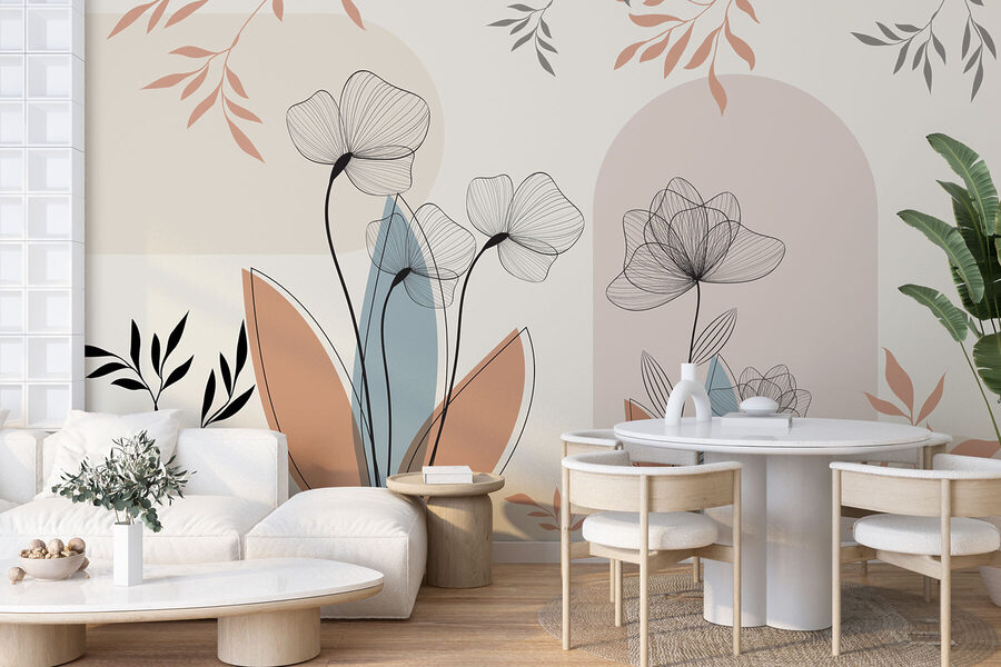 Floral κομψότητα σε απαλές αποχρώσεις