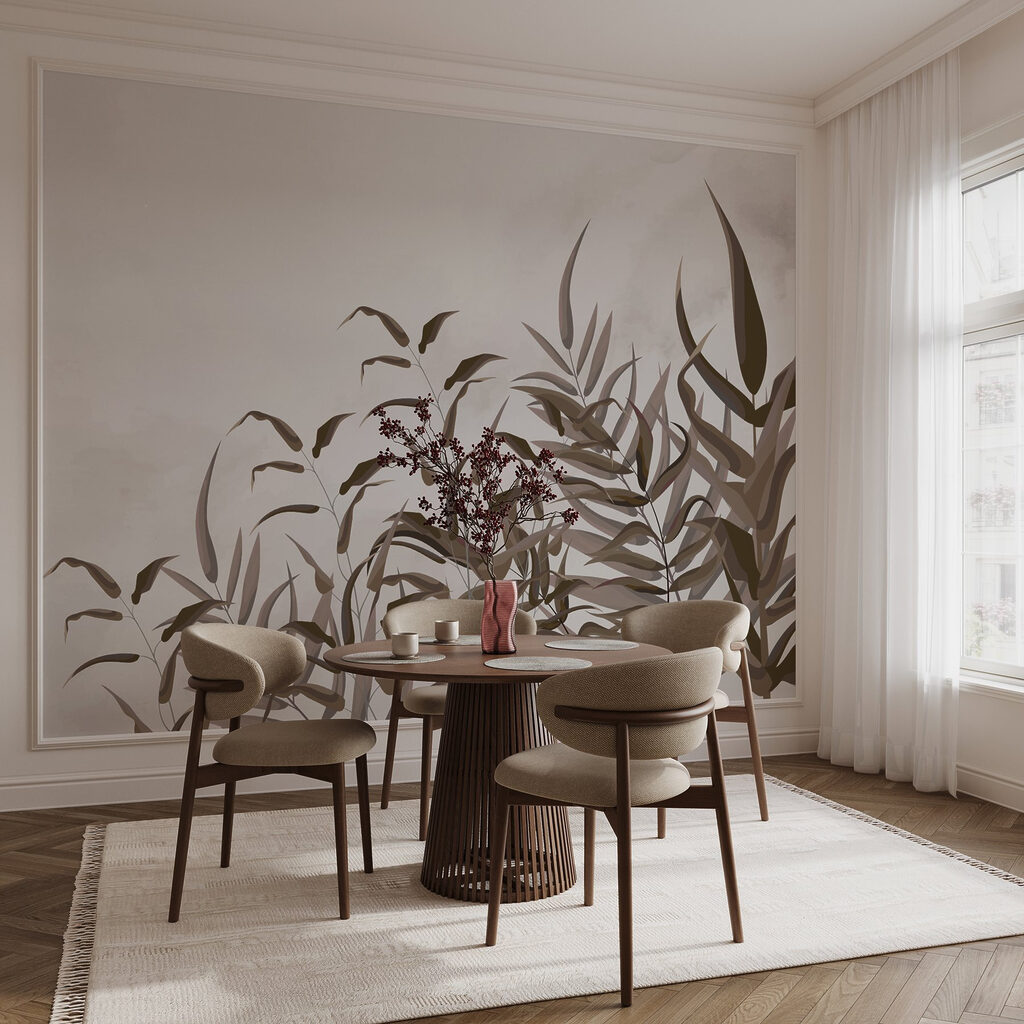 Plant with brown leaves