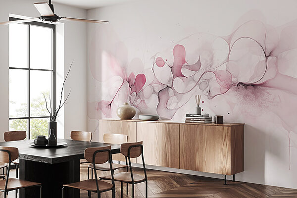 Soft swirls of delicate hues