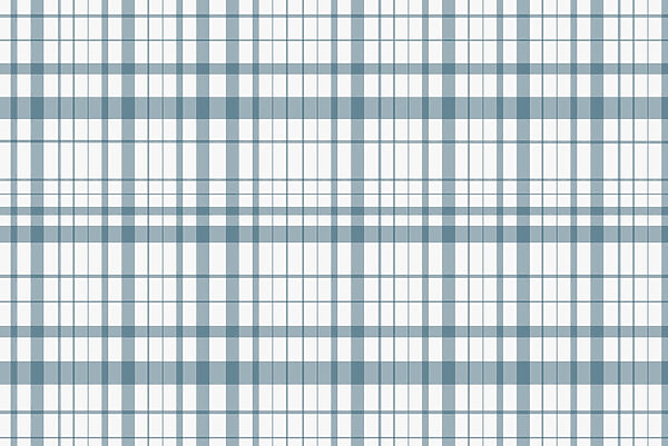 Blue and white plaid