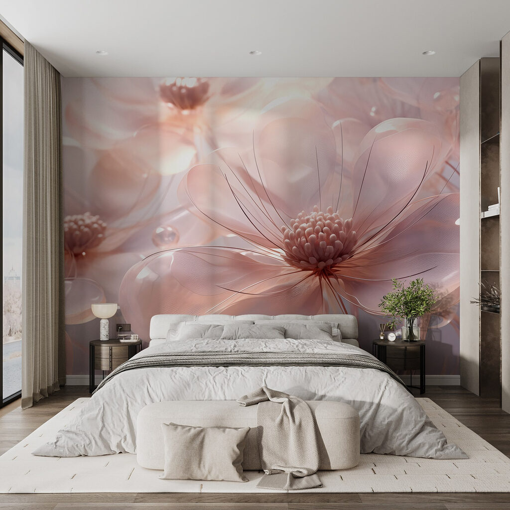 Delicate petals in soft hues