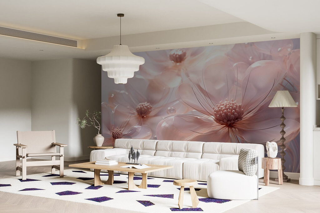 Delicate petals in soft hues