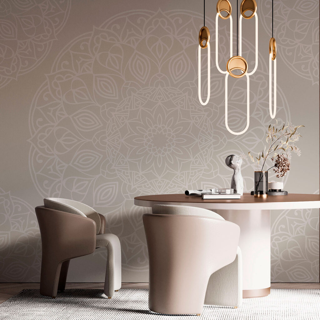 White and gray pattern