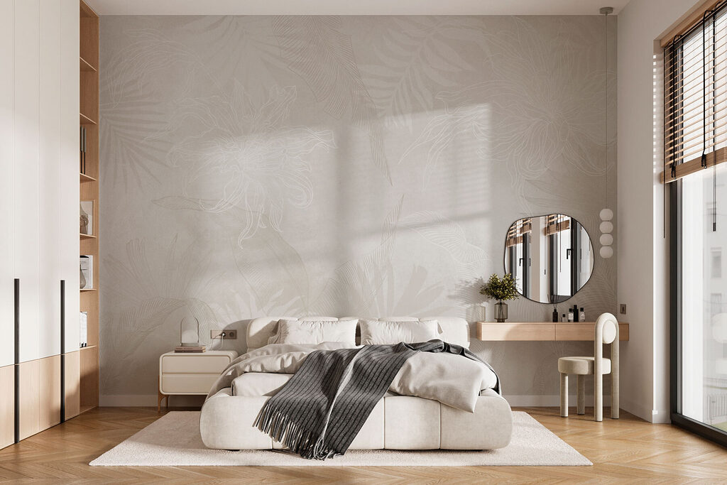 White background with leaves White background with leaves