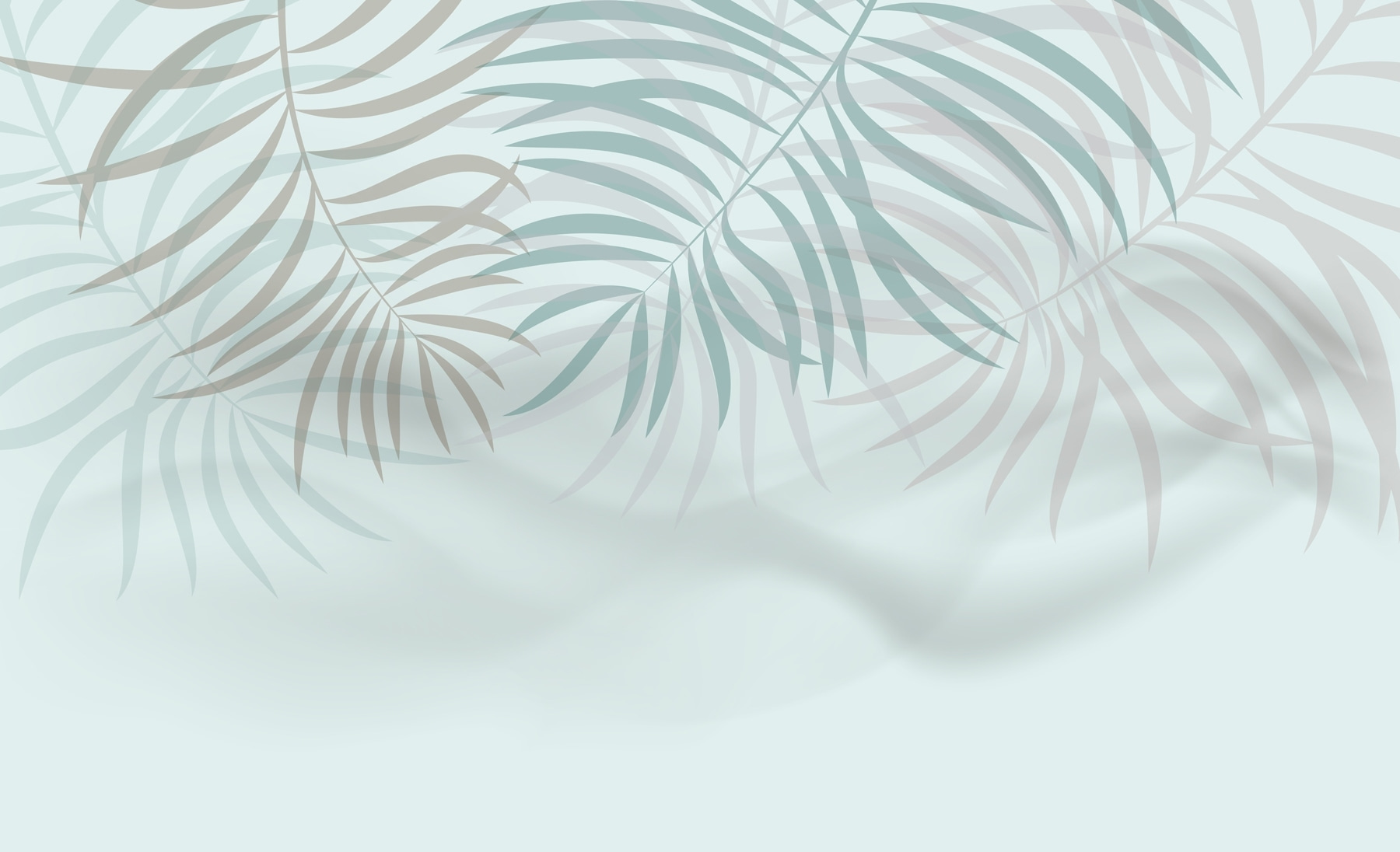 Gentle leaves in a soft embrace