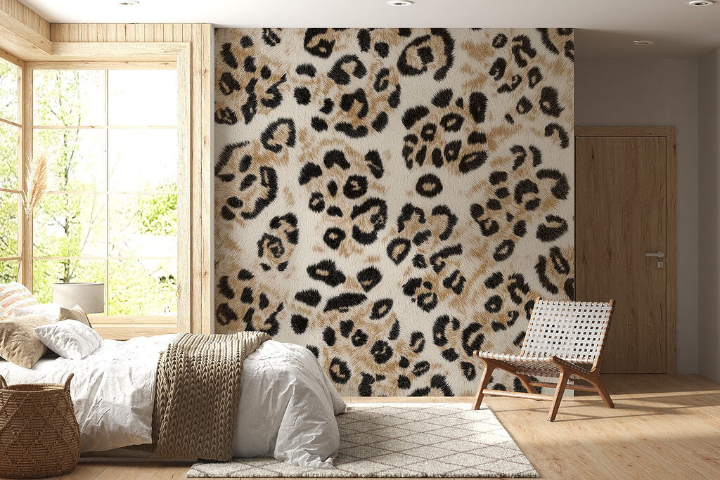 Wild patterns on soft fur texture