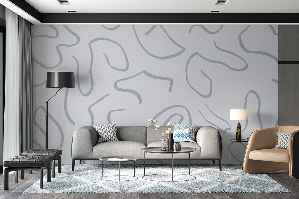 White background with lines