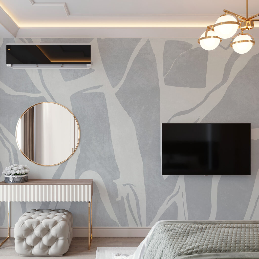 White and grey pattern