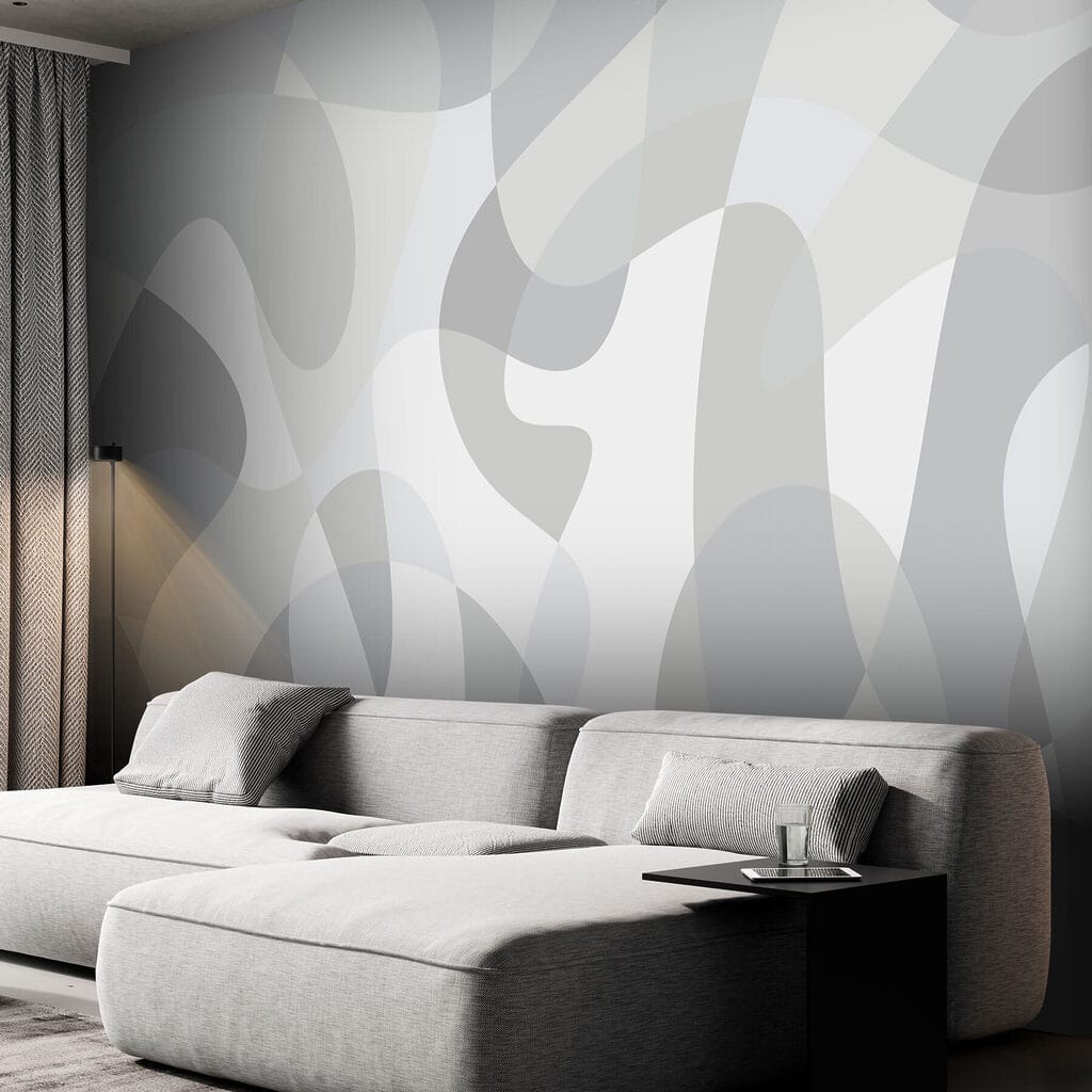 Grey and white background