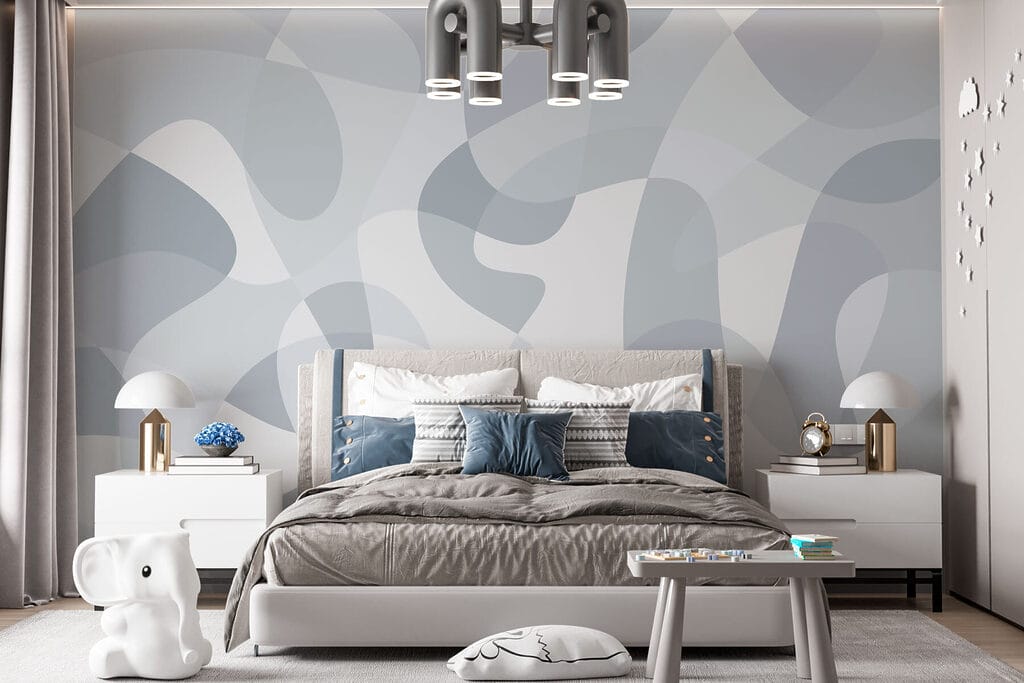 Grey and white background