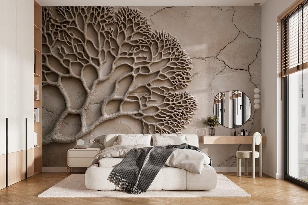 Coral on a concrete surface