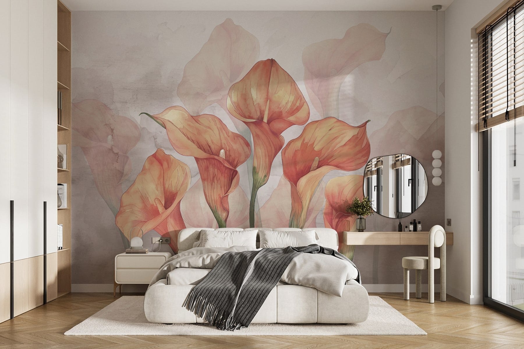 Group of orange flowers