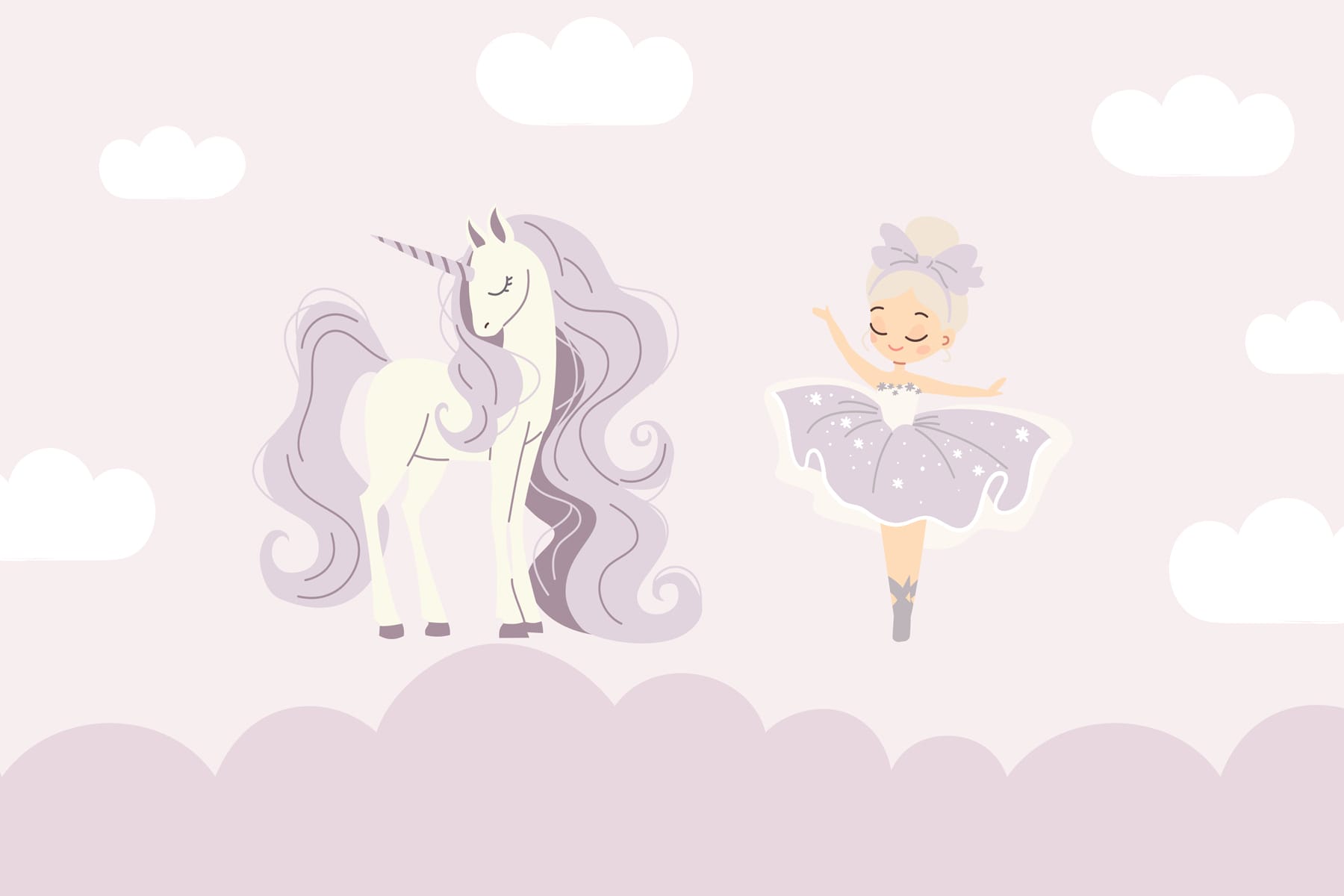Unicorn and a ballerina
