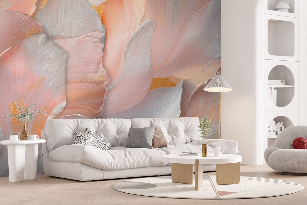 Delicate petals in soft hues