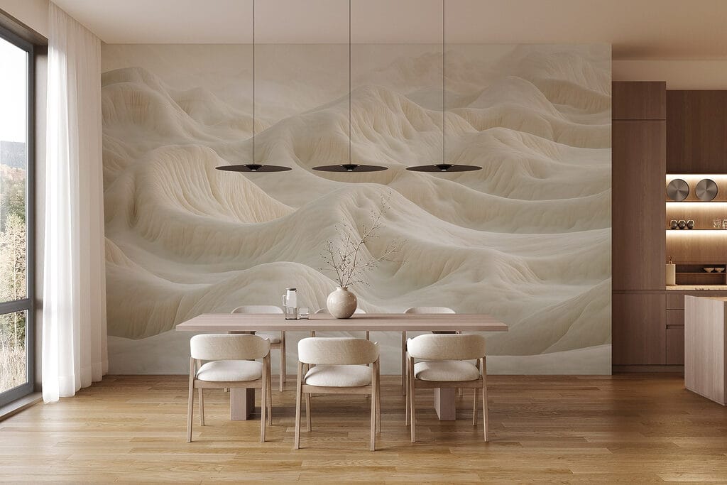 White snow covered mountain