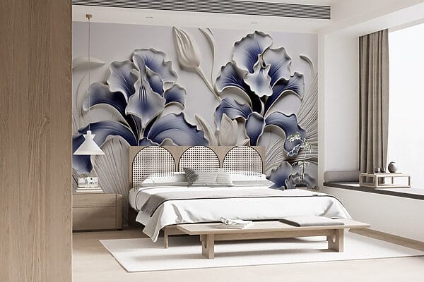 Wall art με λουλούδια και φύλλα Wall art με λουλούδια και φύλλα