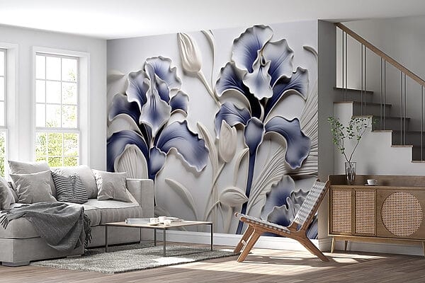 Wall art με λουλούδια και φύλλα Wall art με λουλούδια και φύλλα