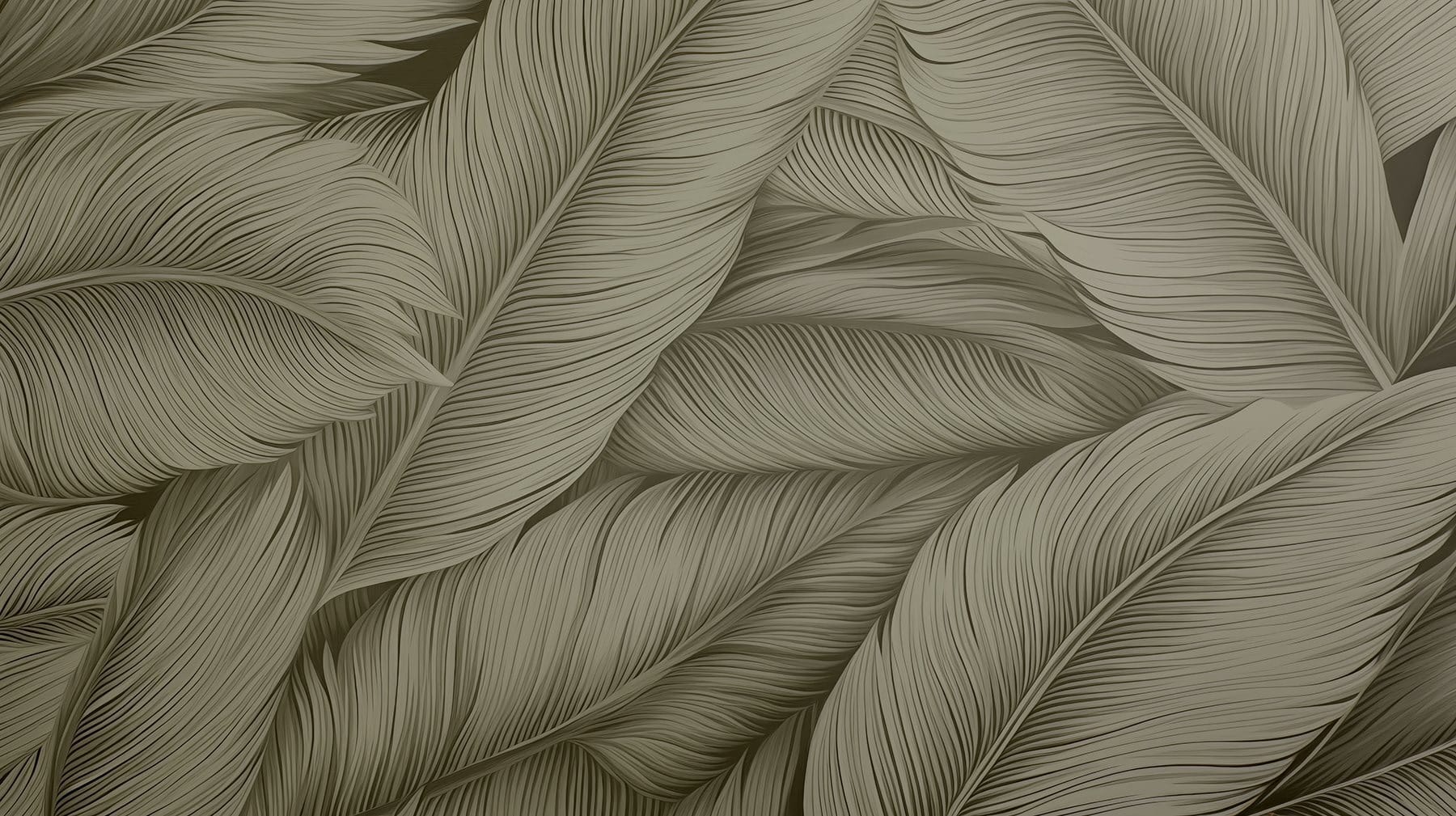 Natural texture of overlapping leaves