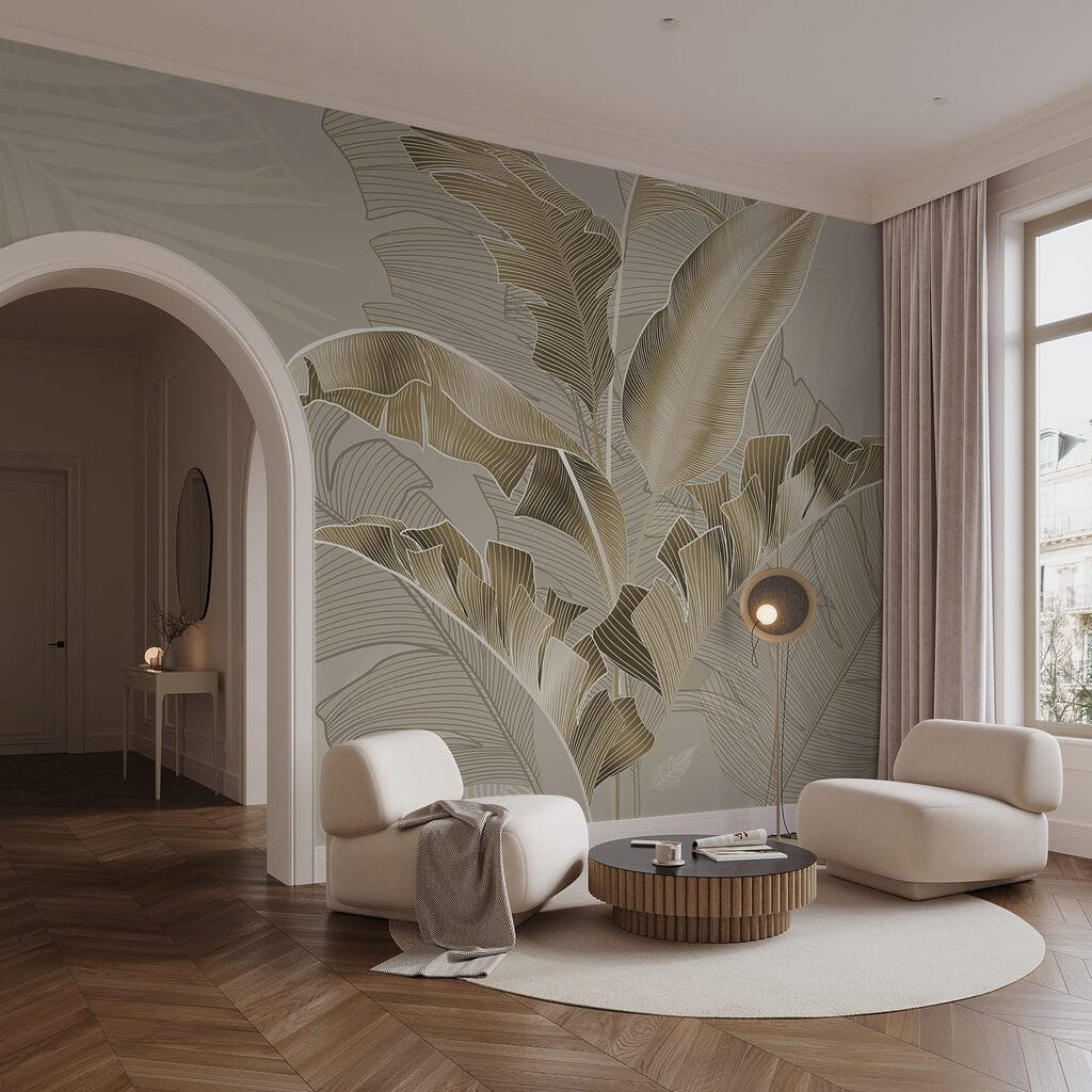 Elegant botanical illustration with fine details