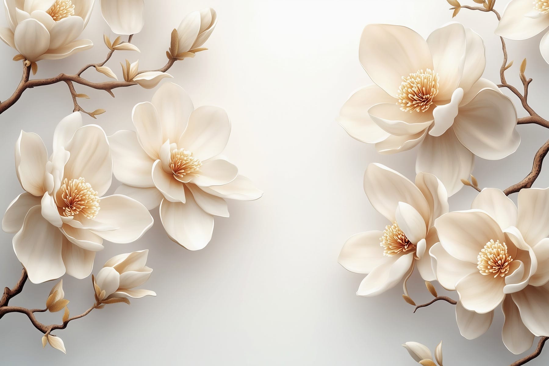 Group of white flowers