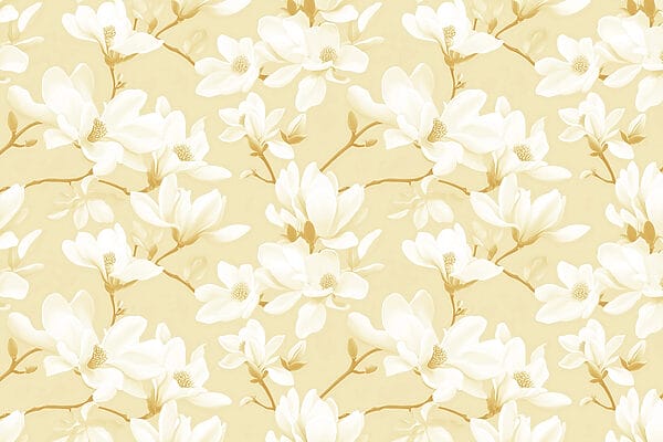 Pattern of white flowers