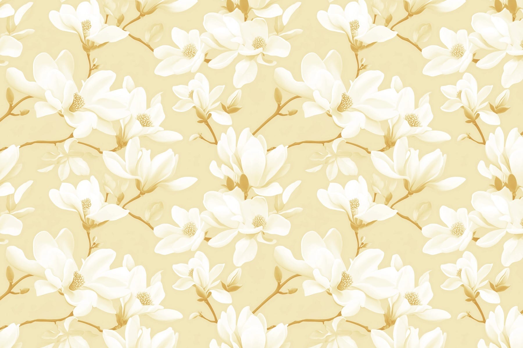 Pattern of white flowers