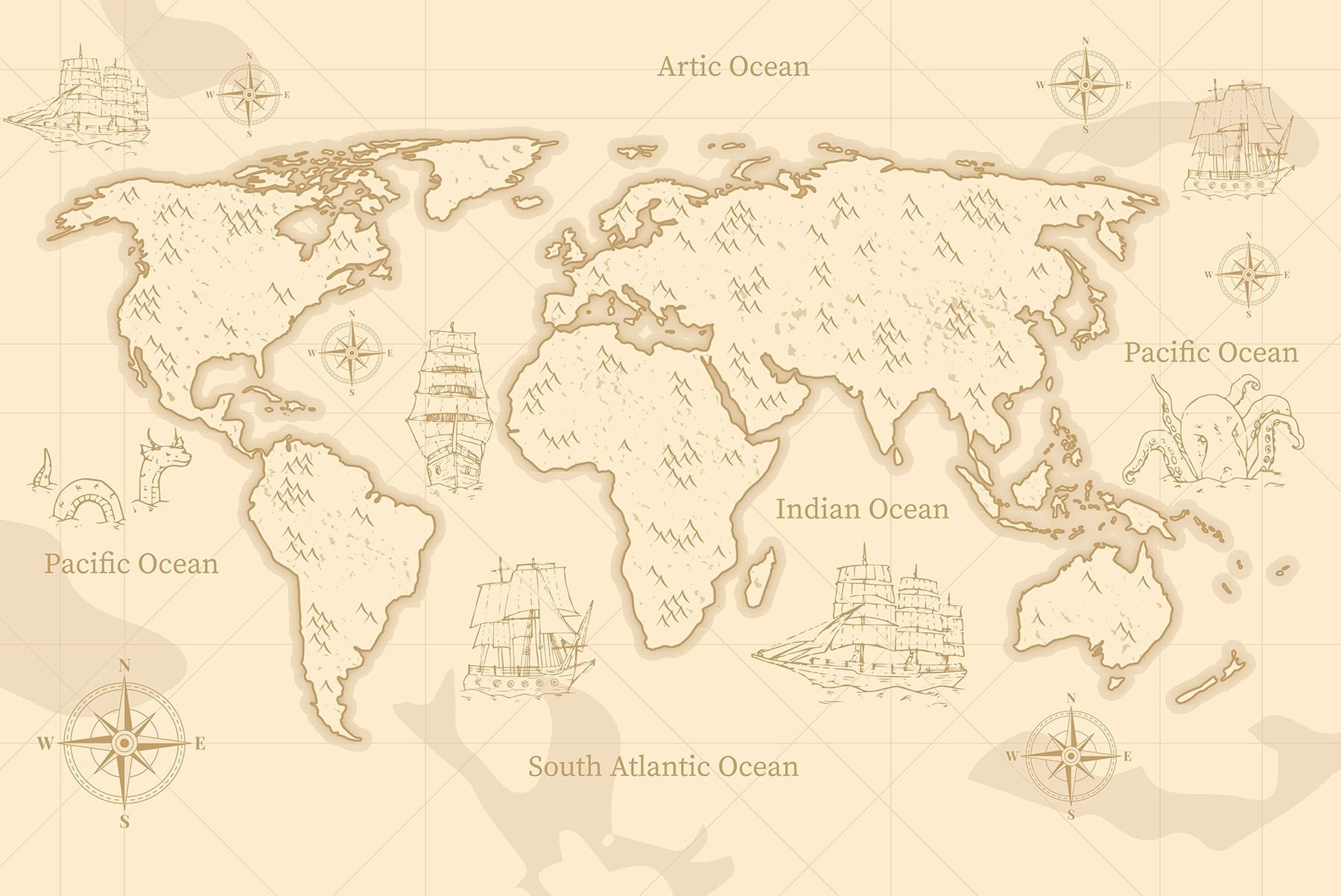 Map of the world