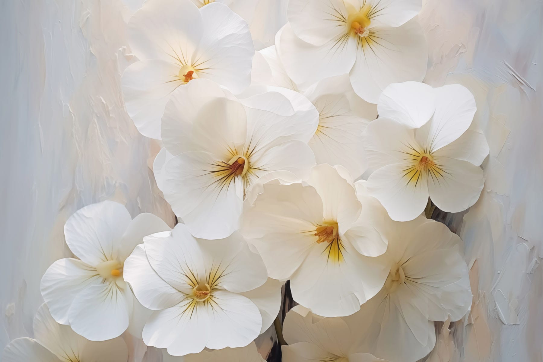 Group of white flowers