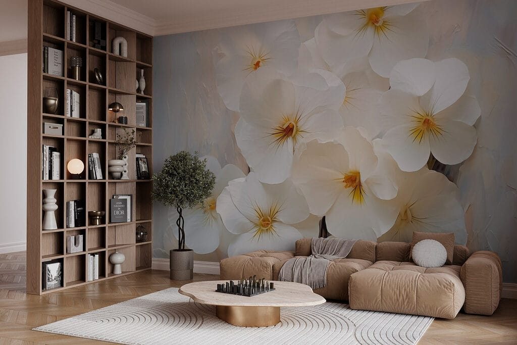 Group of white flowers