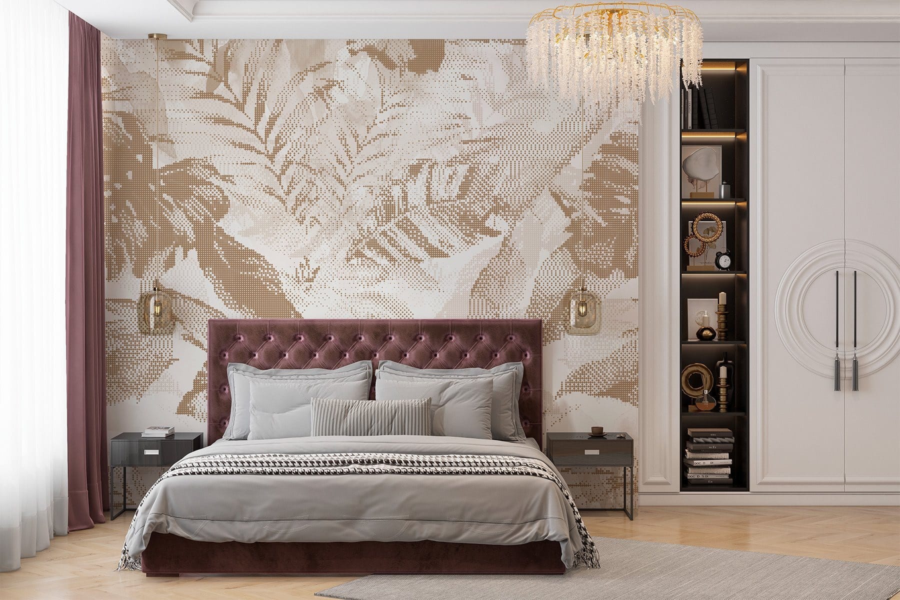 Natural patterns in muted tones