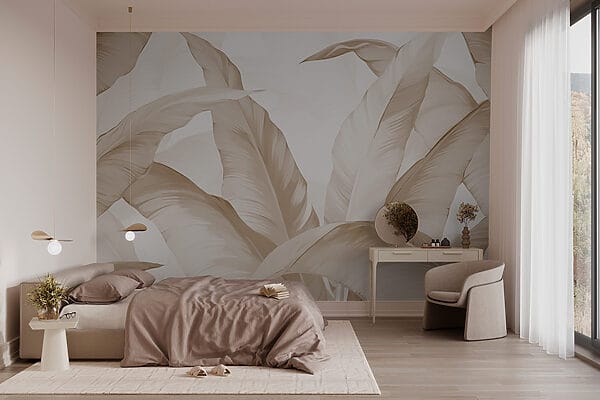 Natural textures in soft tones