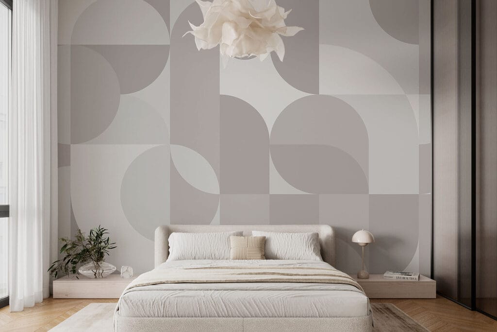Grey and white geometric pattern Grey and white geometric pattern