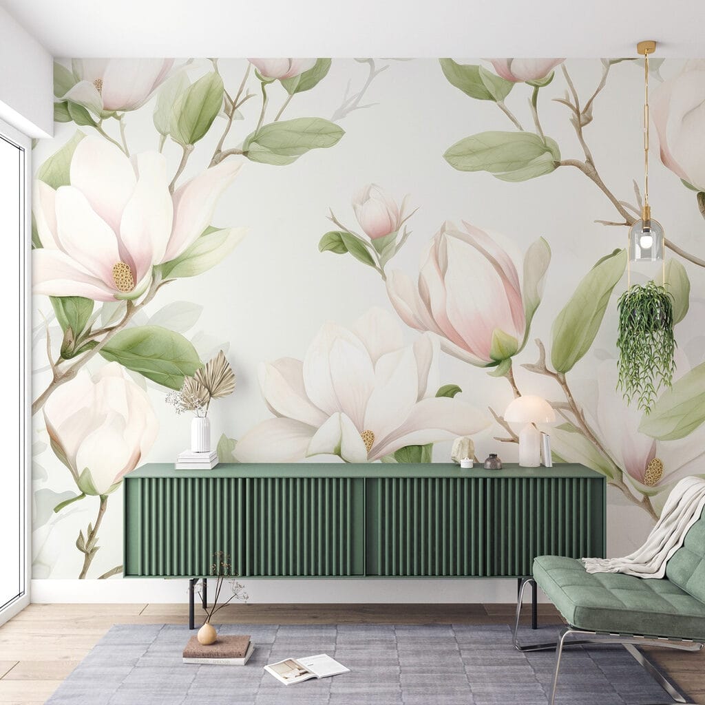 Delicate blooms in soft hues