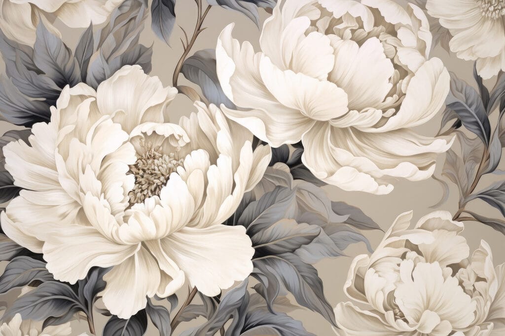 Elegant blooms in soft hues