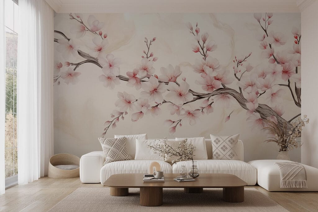 Branch with flowers on it