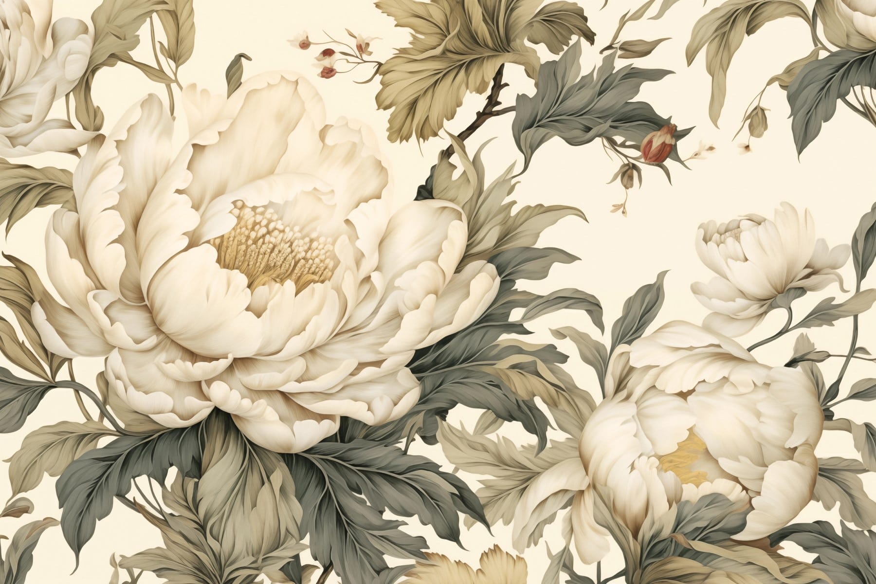 Elegant blooms in soft tones