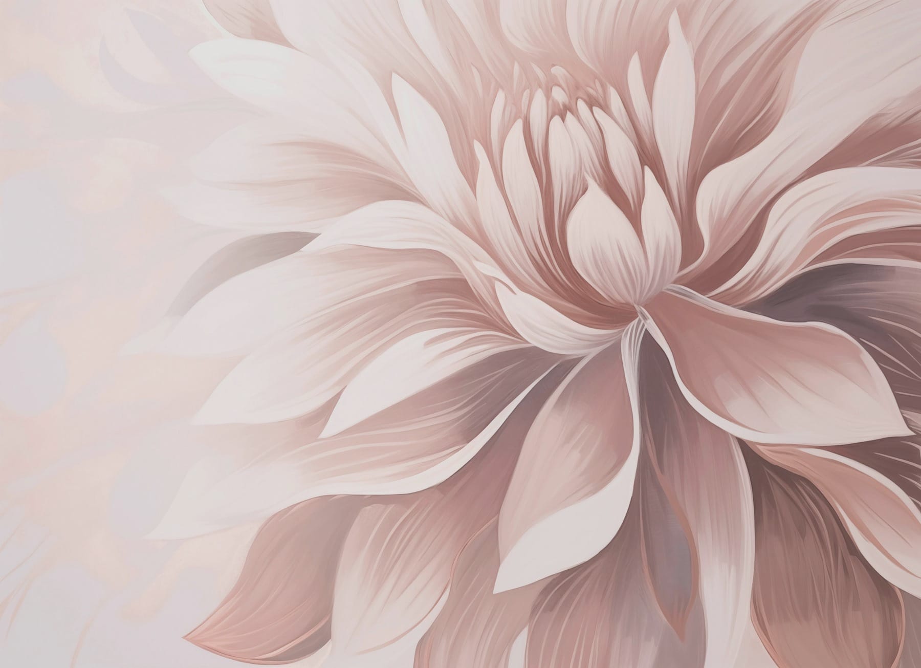 Soft petals in gentle hues