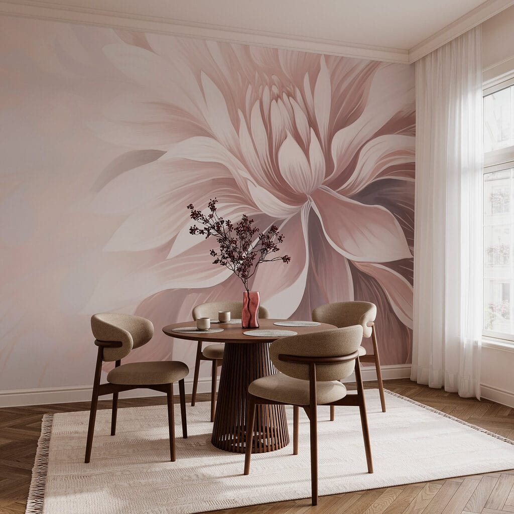 Soft petals in gentle hues