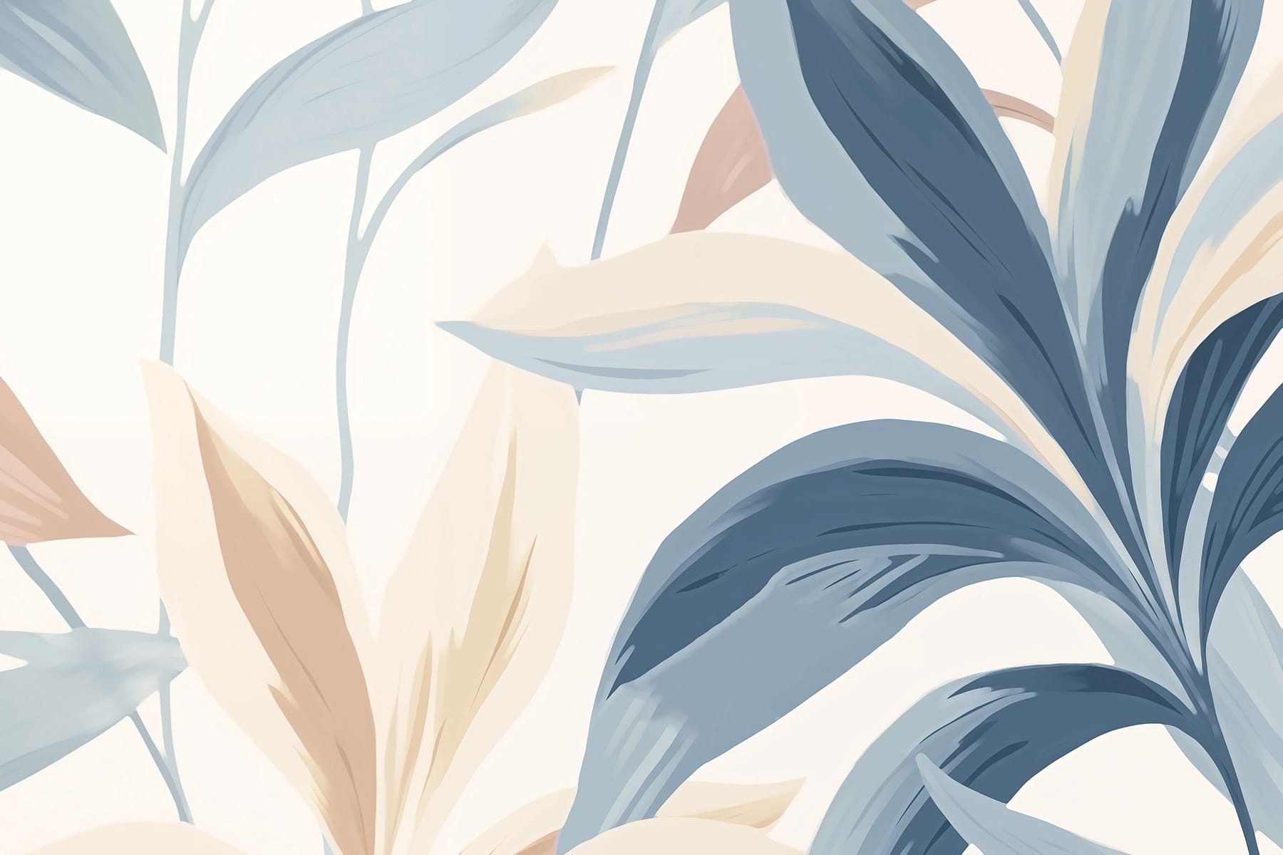 Natural hues and flowing shapes